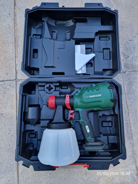 Aparat de vopsit Parkside 20v nou fara acumulator