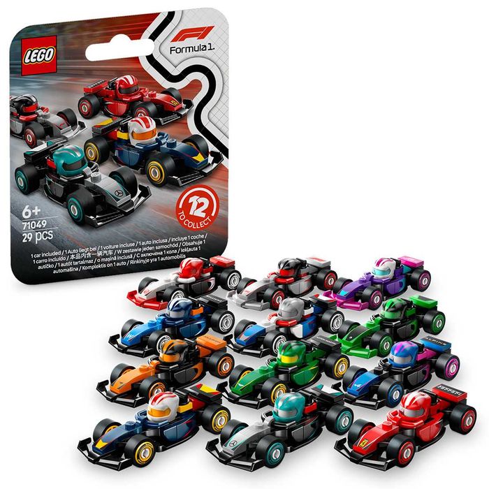 Minifigurine LEGO, cod 71049, Formula 1, IDENTIFICATE