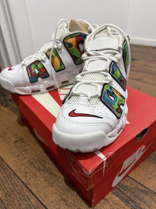 Vand Nike More Uptempo 96 peace love swoosh