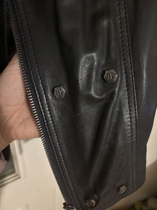 Philip Plein мъжко кожено яке