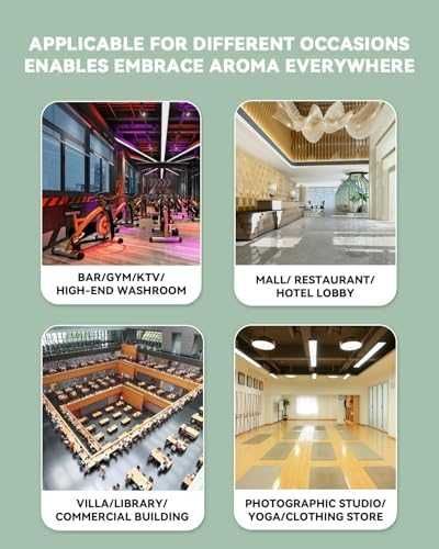 Нов Арома дифузер небулизатор 200ml APP таймер стенен монтаж небулизатор без вода ароматизатор