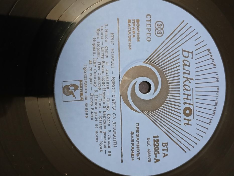 Грамофонна плоча ChrisNorman -Some Hearts are diamonds