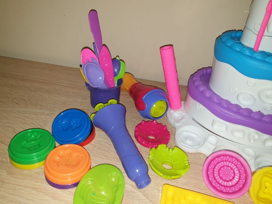 Сет за пластелин Торта, гофрети, сладолед, сладки Playdoh