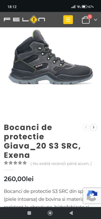 Bocanci protecție Nr 42 dețin 4 perechi