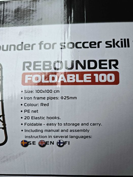 Poarta de fotbal rebounder, nou la cutie