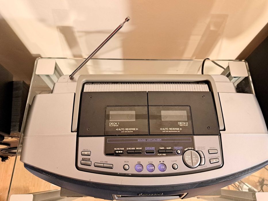 Radio casetofon cu cd, boombox Panasonic RX-ED55