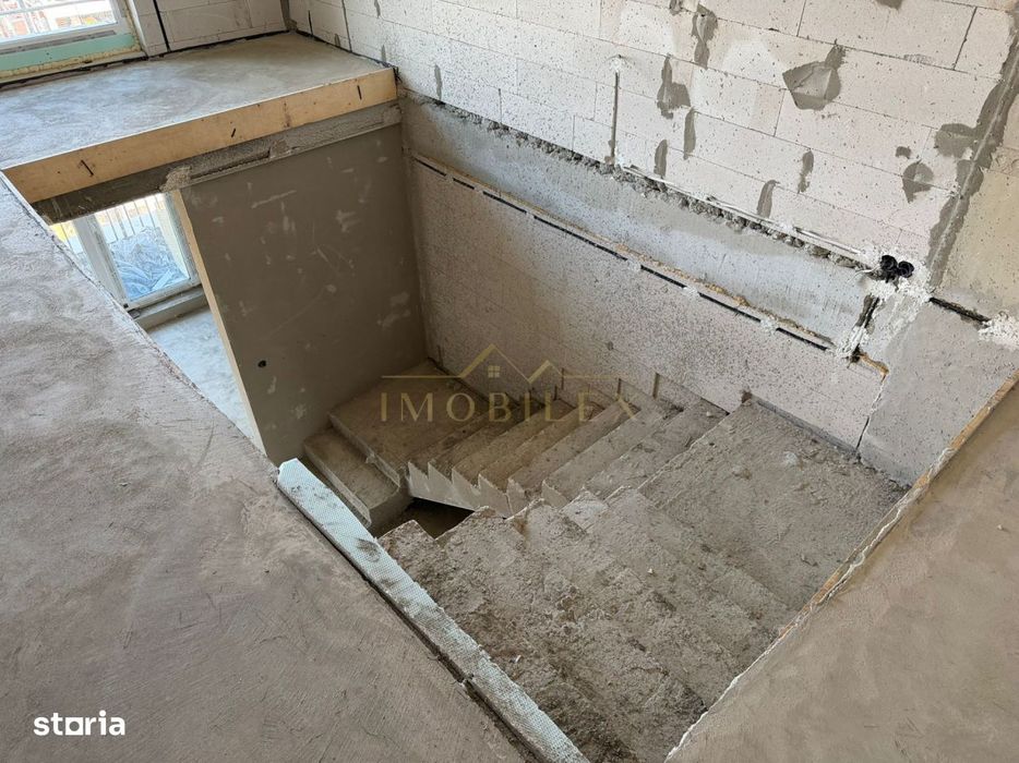 Apartament semifinisat 2 camere , 62mp, terasa, zona Sopor