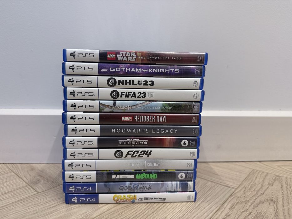 Продам оптом игры на PlayStation 5 и 4