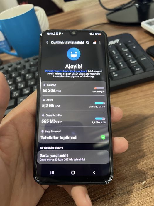 Samsung A30 32gb 55$       narxidan o’tib beriladi
