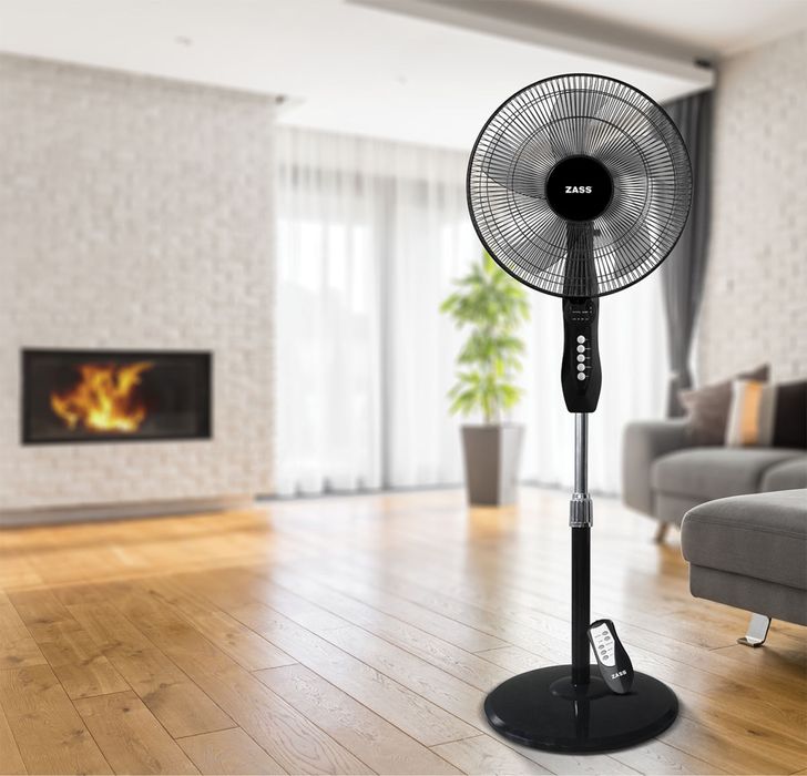 2 buc. Ventilator cu picior Zass ZFTR 1615 (cu telecomandă)