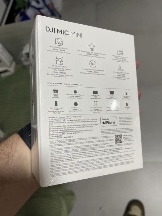 DJI Mic Mini Dual, 2 TX + 1 RX cu Carcasa Incarcare