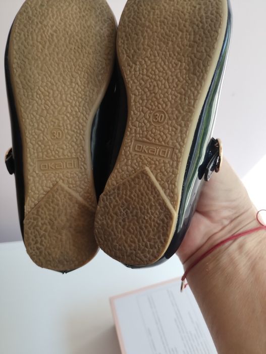 Тъмно сини лачени обувчици Okaidi 30 номер