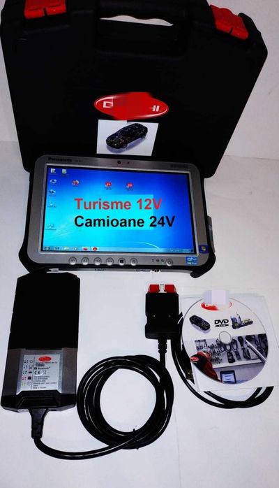 Diagnoza Auto Multimarca Romana 2025 + TABLETA Panasonic 10.1" I5 G7