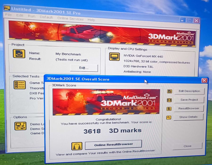 Placa video Geforce 4 MX440 AGP