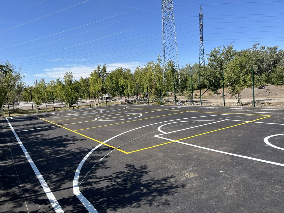 Разметка дорог,покраска