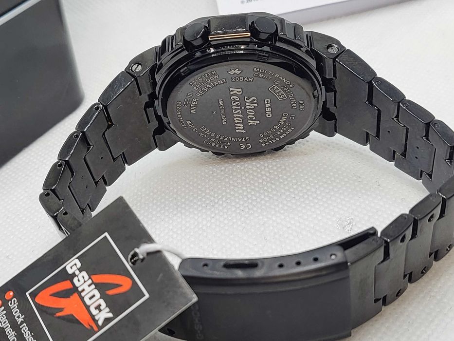 Ceas barbati Casio g shock gmw b5000g  FULL METAL ,black clear Nou,Garantie 2 ani
