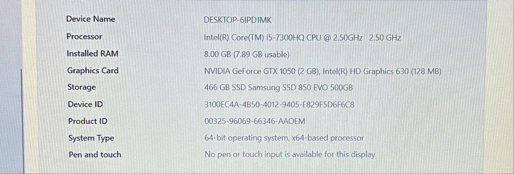 Laptop Asus Gaming