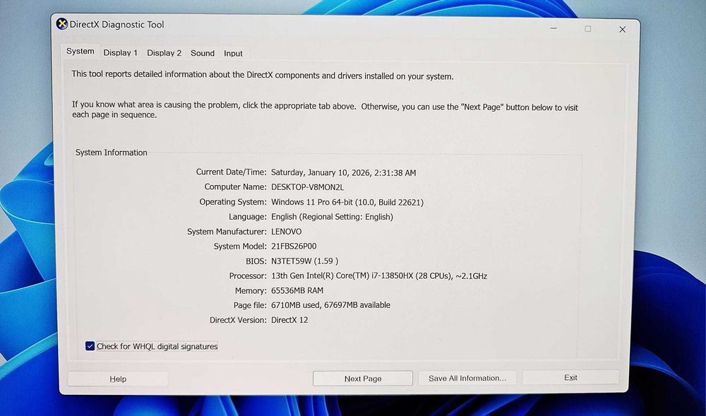 Lenovo ThinkPad P16 G2 165HZ TouchScreen  i7-13850HX/RTX 2000 + Sim