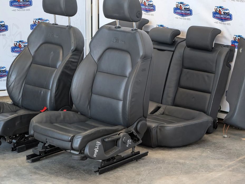 INTERIOR PIELE / SCAUNE + BANCHETE AUDI A6 S LINE 2009 2.0 DIESEL / SEDAN 2004-2011 COD OEM 8E0881105BS / 8E081105BS