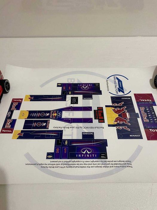 Конструктор Формула 1 Red Bull RB9 (аналог Лего)