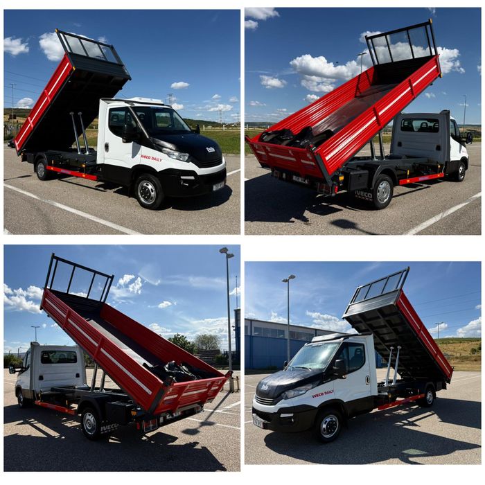 Iveco Daily Basculabil pe Cutie 50c15 35c15 50c18 21 Mercedes Sprinter VW LT 46 519 518 Ford Renault Fiat Oblon Automat AC Climă Tank