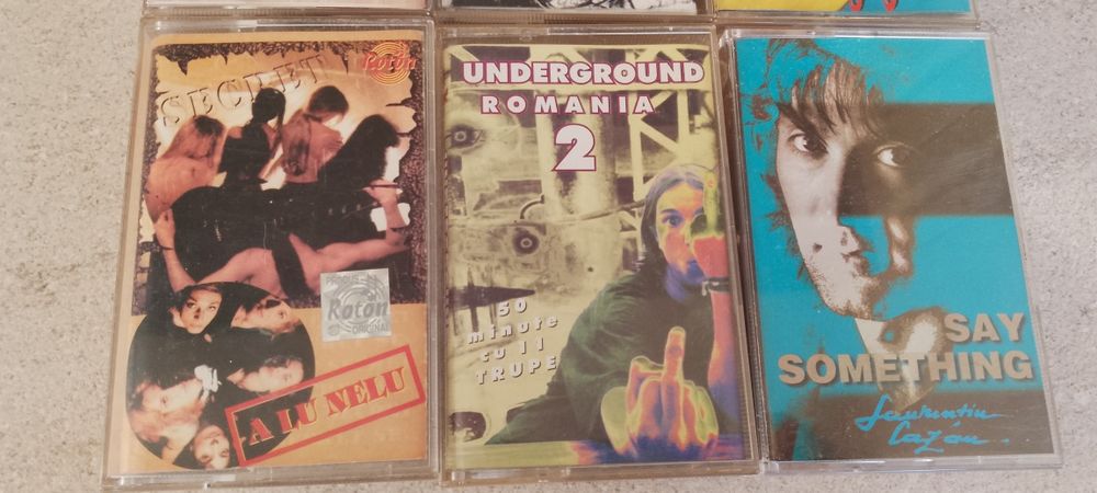 Casete audio cu muzica românească . Phoenix, I.R.I.S.,  Laurențiu Cazan,  Școala Vedetelor, etc .muzica buna , de colectie