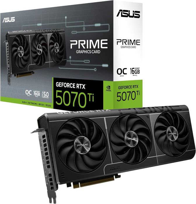 Видеокарта ASUS Prime GeForce RTX 5070 Ti OC Edition 16GB GDDR7