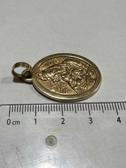Златна висулка Богородица 14к, 8,91гр