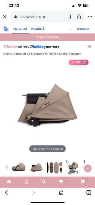 Landou pentru caruciorul BABYZEN YOYO²