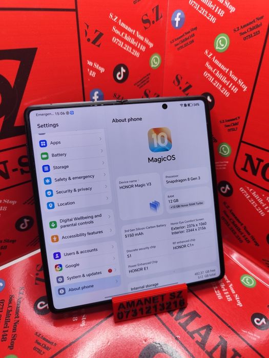 Honor Magic V3 Amanet SZ Non Stop