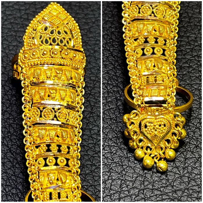 Златен пръстен напръстник prasten zlaten 14 k 585 gold