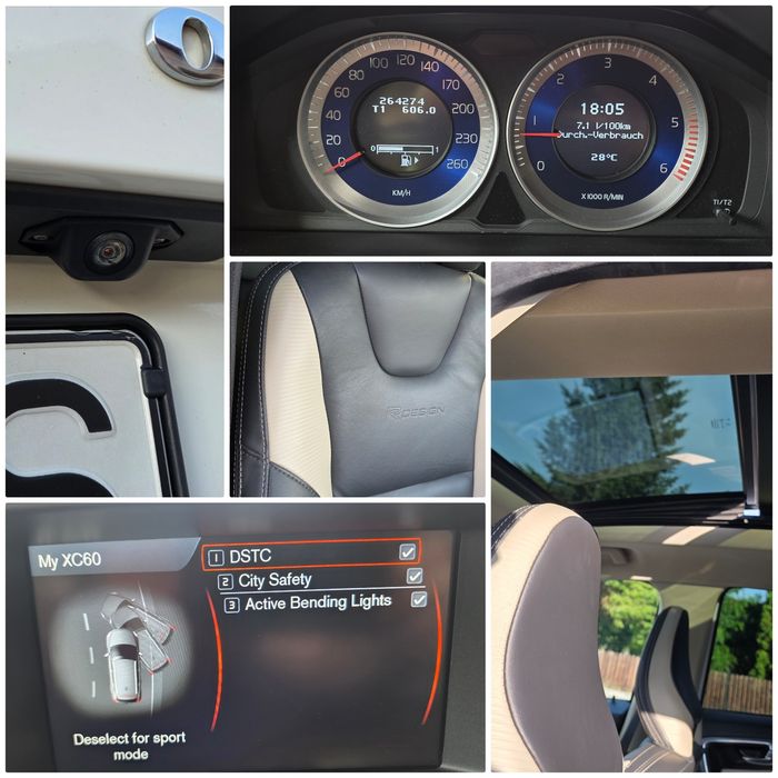 Volvo XC 60 2,4 D5AWD-215CP, R-design, an fabr.2013