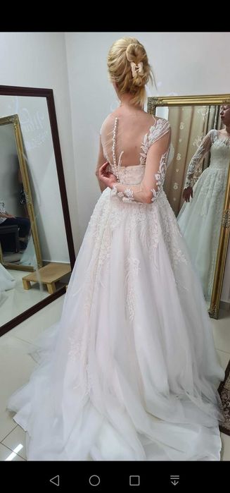 Rochie de mireasa unicat-model regal