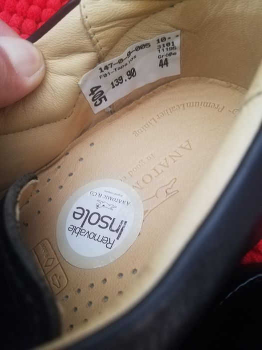 Pantofi noi bărbați Anatomic nr 44 piele naturala