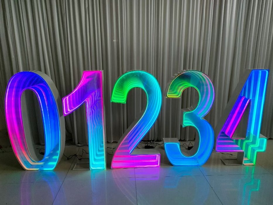 Светещи цифри под наем