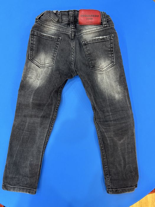 Blugi tommy / disquared / cu rupturi baieti 3/4 ani