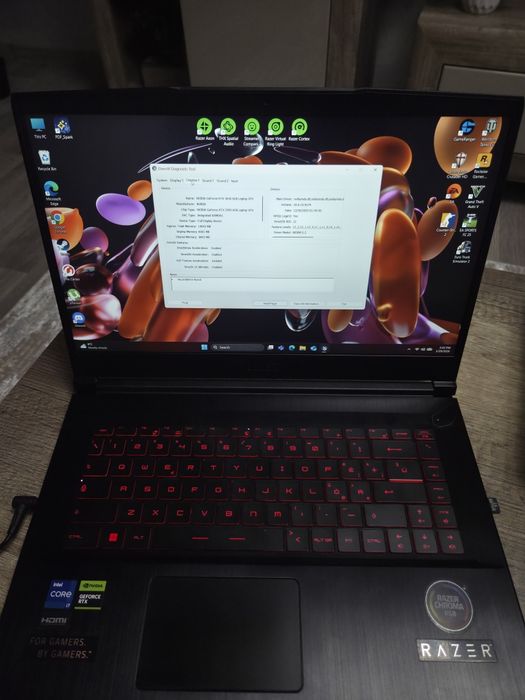 Laptop gaming MSI GF63 12UDX