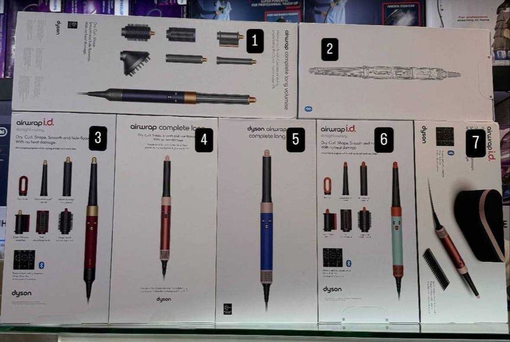 Фен Dyson и родарочный набор от Dyson 7x1