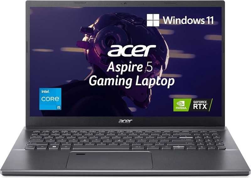 Gaming Acer Aspire 5. 15.6"FHD IPS, i5-12450H, 16GB, 512GB, RTX 3050