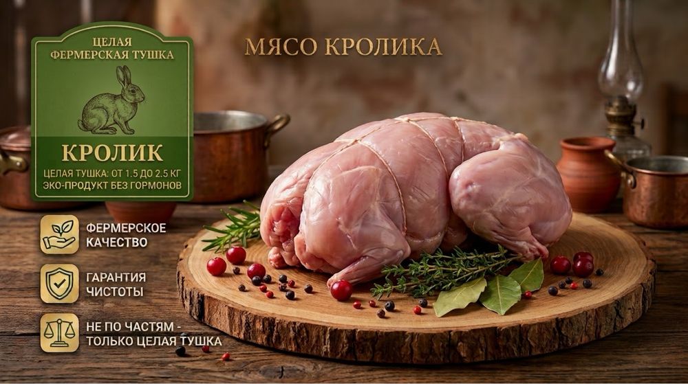 Мясо домашнего кролика