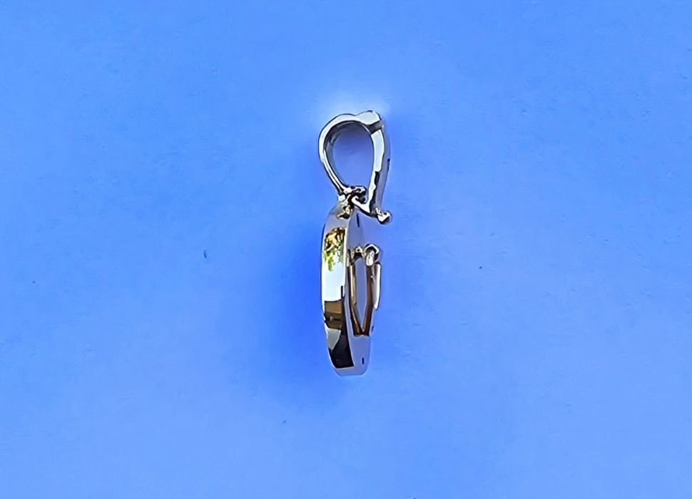 Pandant din aur galben 14k cu opal natural
