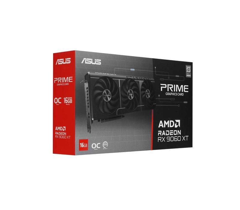- Видеокарта ASUS Prime Radeon RX 9060 XT OC 16GB GDDR6
