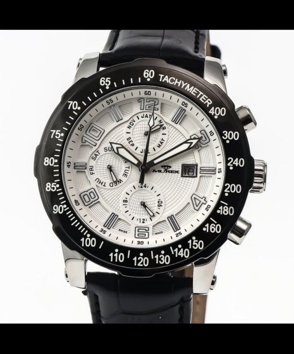 Swiss Made часовник Murex Chronograph ISC951-SBL-1 – нов, 44 мм