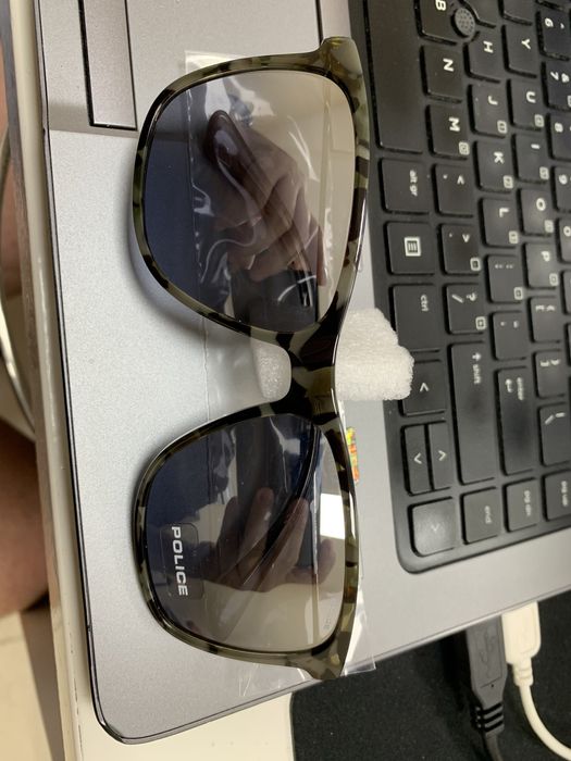 Продавам Police - Квадратни слънчеви очила, Кафяв, 56-17-145