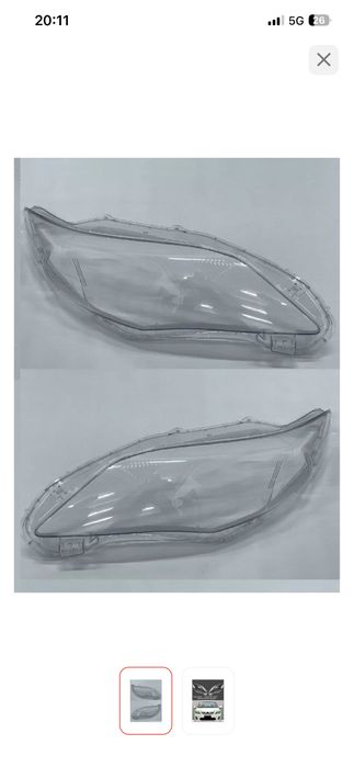 Стекло на фару toyota carolla 2011  рестайлинг