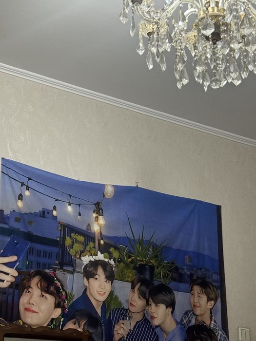 Бтс/BTS плакат флаг-баннер