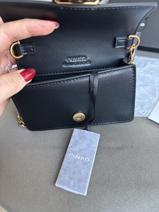 Geanta Pinko originala - neagra - noua, cu eticheta si card