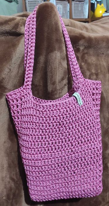 Вязаные летние сумки