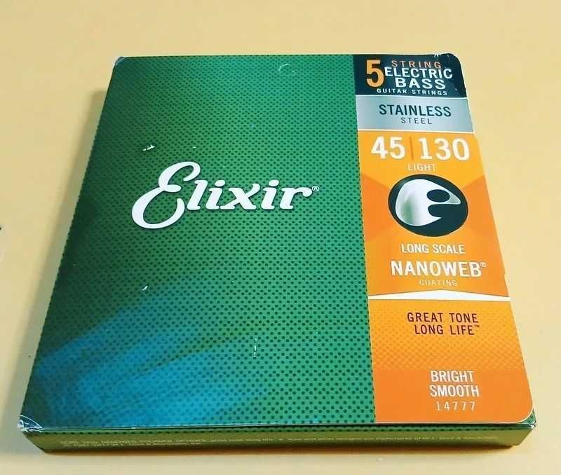 Elixir corzi chitara Bass 45-130