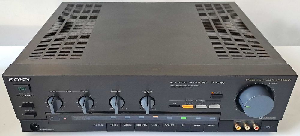 Amplificator Sony TA-AV490 – Stereo 2x85W – Consum 190W – Japan